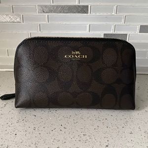 Coach cosmetic makeup bag